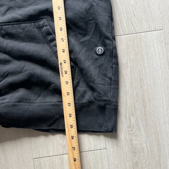 Volcom Y2K Logo Hoodie Men’s Large faded Black Pullover - Picture 5 of 5